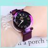 Stylish Starry Sky Watch With Versatile Magnet Strap Buckle Ideal For Fashion Enthusiasts