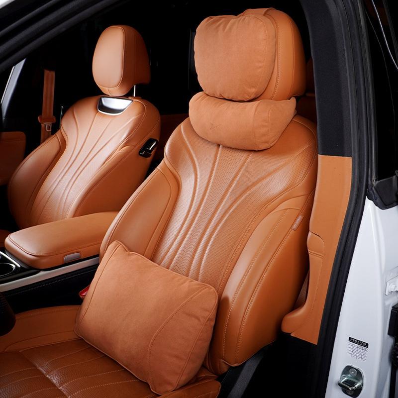 For Xpeng G6 G9 X9 P7i Headrest Neck Pillow Lumbar Support Car Seat Lumbar Head Support Neck Rest Protector Interior Accessories