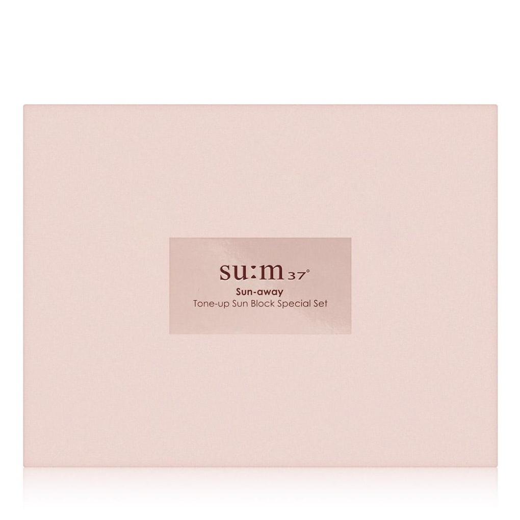 37 Degree Sun Away Pink Tone-Up Daily Sunscreen Planning Set (3 Additional Products)