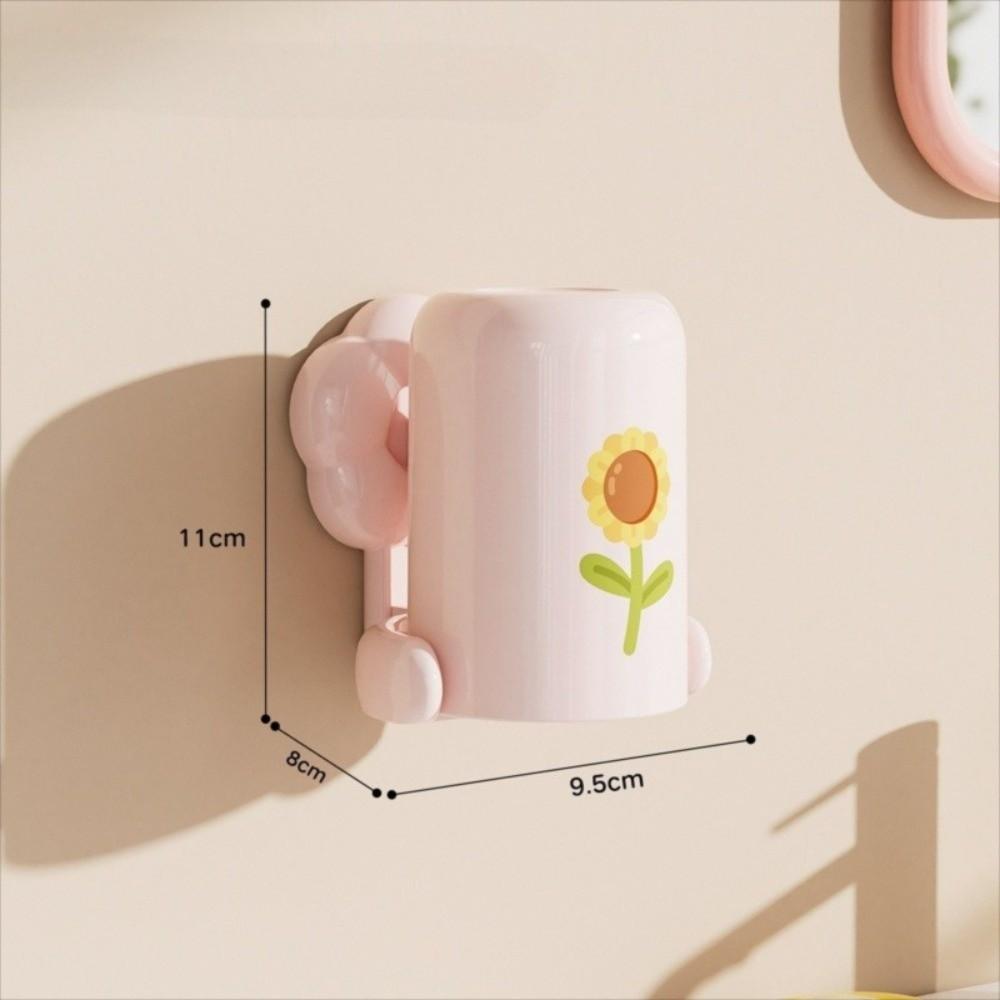 Punch-free Toothbrush Cup Holder Wall-mounted Toothbrush Storage Rack New Toothbrush Rack