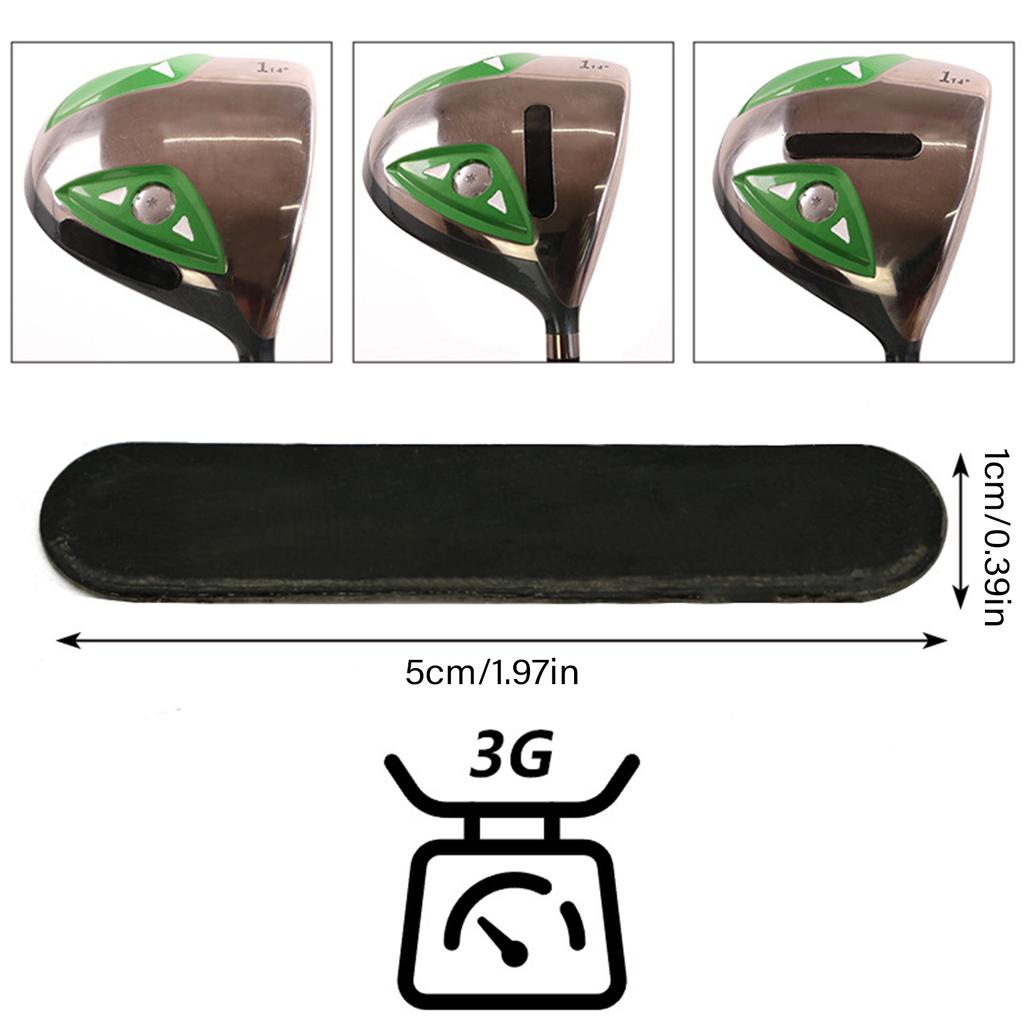 10 Stück Golf Gewichtetes Bleiband für Golfschläger Tennisschläger Gewicht hinzufügen Schwunggewicht Bleiband Klebend Golfschläger Bleiband Set