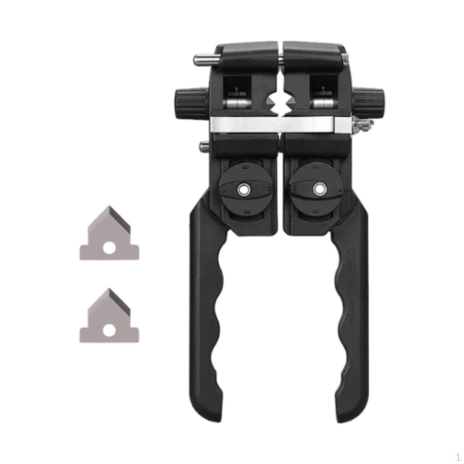 

Optical Cable Stripping Knife Sturdy Professional Fiber Stripper Black помаранчевий