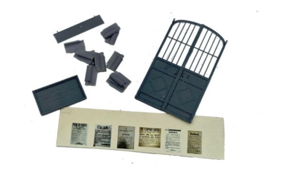 HD Models 1/35 Scale General-Purpose Italian Iron Gate Fence Resin Kit HDM35234 (Scenery)