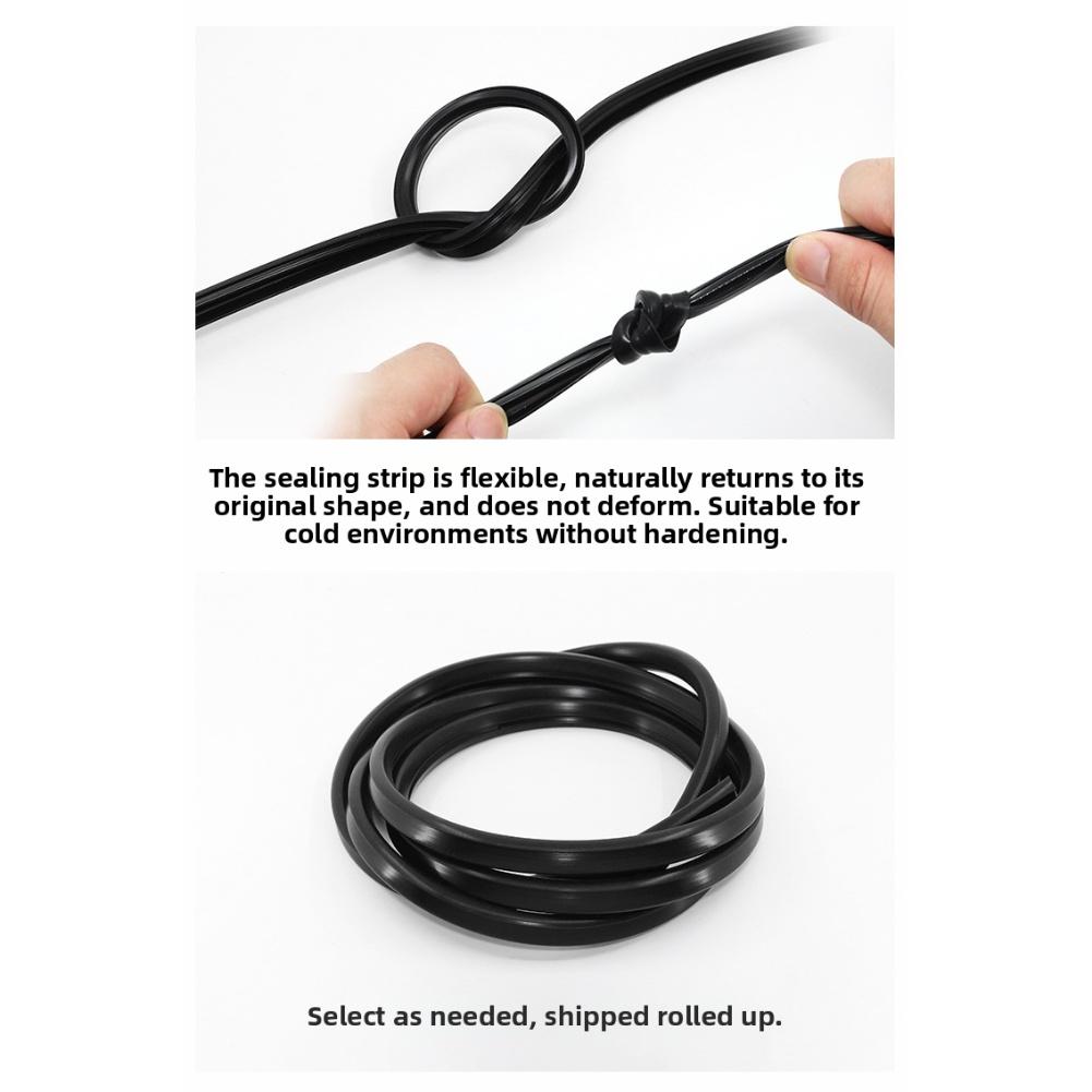 Silicone Seals Door Sealing Strips Customizable Lengths Easy Installation Process Effective Insulation Against Wind