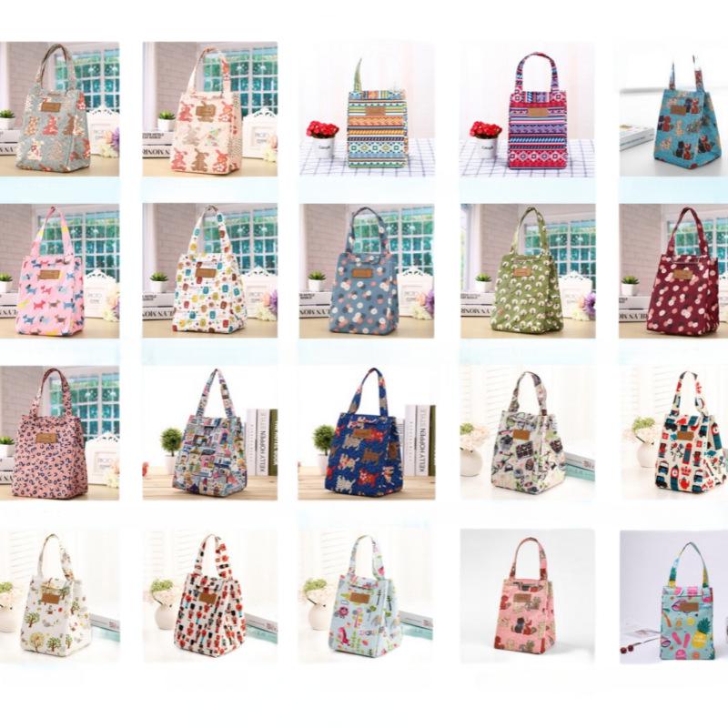 Изолированная портативная сумка для ланча в корейском стиле для студентов и офисных работников Large 18x18x25cm 689₽