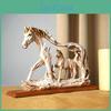 Perfect Fashion Decoration Lightweight Delicate Workmanship Resin Crafts Galloping Horse Figurine Statue