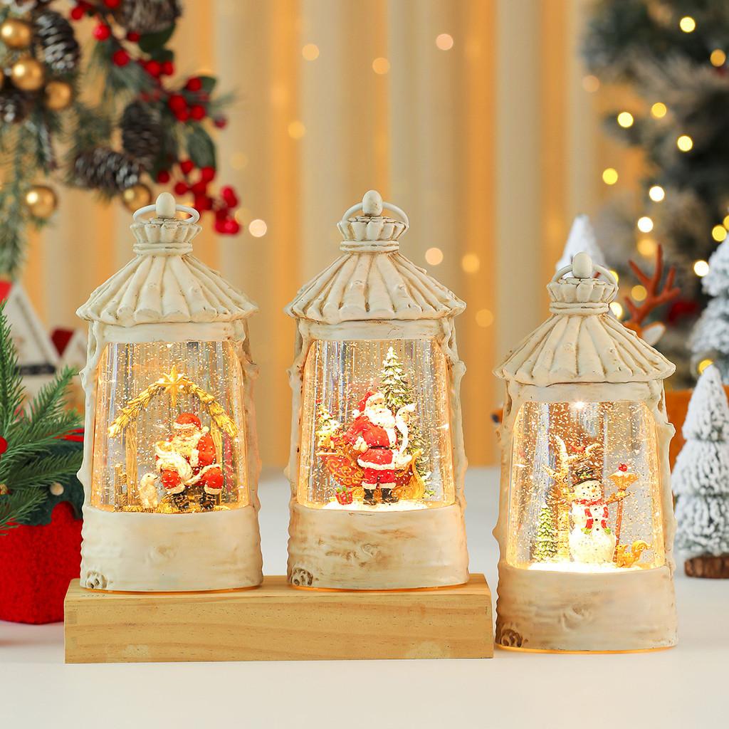 Christmas Crystal Ball Music Box With Snowman Scene For Holiday Decor And Gifts