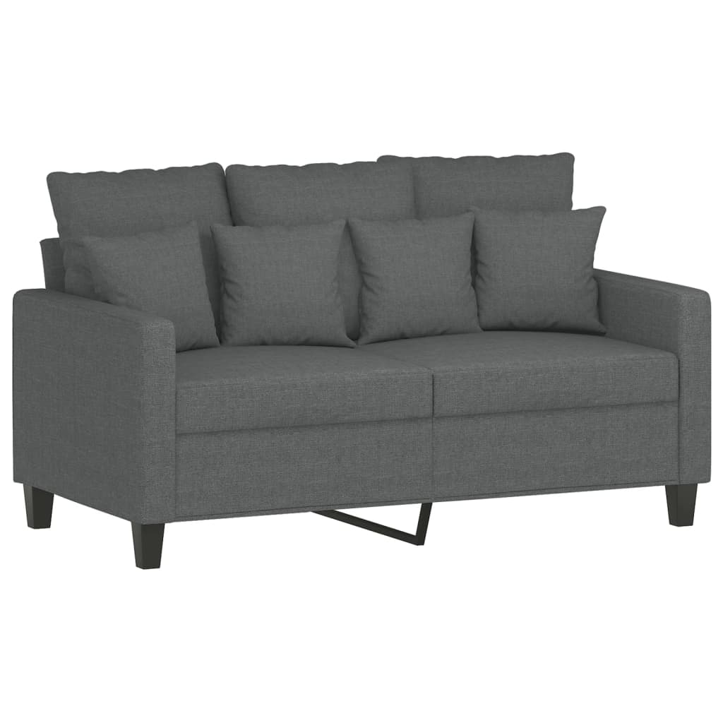 Vidaxl 4-Cz. Relaxation Set With Cushions, Dark Grey, Fabric