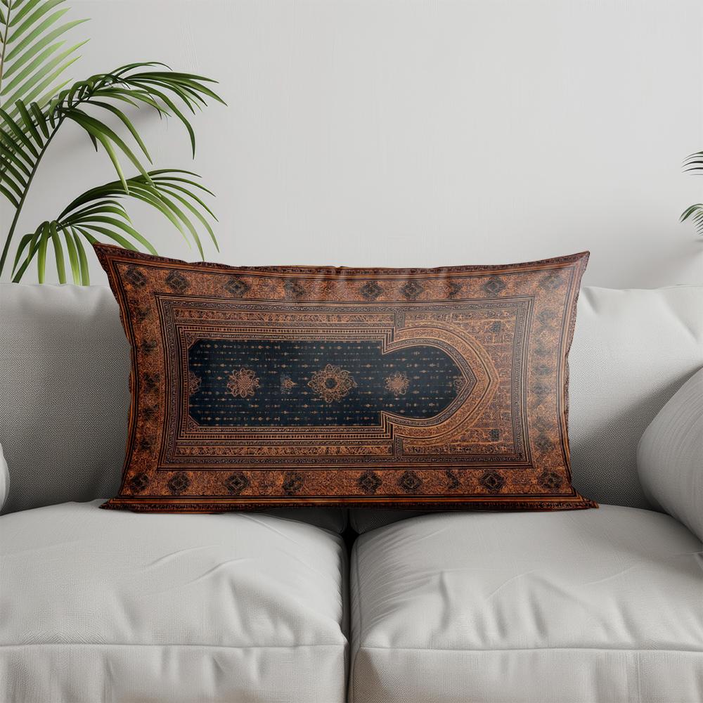 Woondecoratie Gotisch Sierlijk Patroon Kussensloop Geschikt Voor Bank Slaapkamer Auto Kussenhoes Kussen Rechthoekig Rugkussen 50x70cm