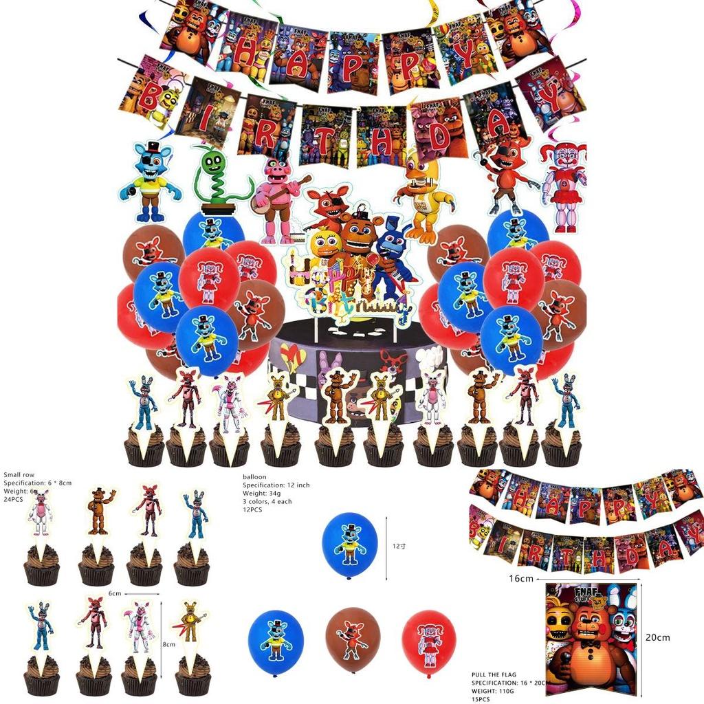 Festive Five Nights At Freddy's Party Supplies For Unforgettable Birthday Celebrations