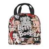 B-Bettys Boops Insulated Lunch Bag Food Container Portable Cooler Thermal Lunch Boxes For School Office