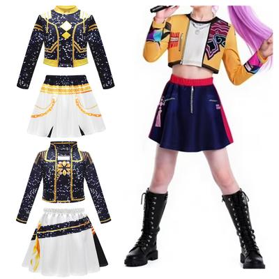 New Hit Demon Hunter Costume Pop Singer Halloween Women's Clothing Children's Clothing Cos