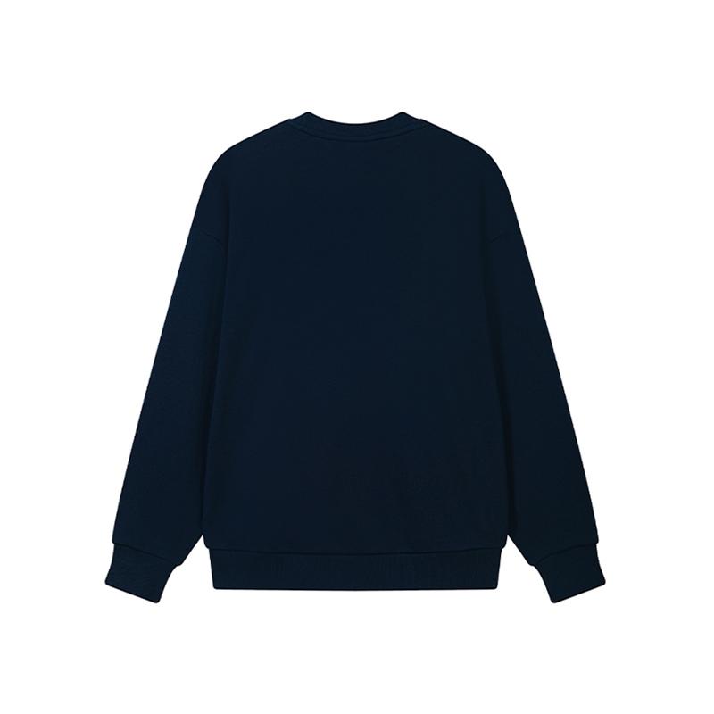 FILA Original Fashion Classic Retro Sports Casual Versatile Comfortable Crew Neck Pullover Double Logo Loose Sweatshirt F51U639201FNV