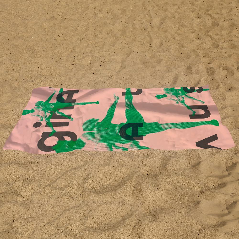 Towel Gift B-Bauhaus Words For Quote Travel Gym Sauna Travel Spa Shower Camping Quick Dry Sports Beach Towels Soft Pool