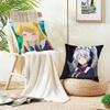 In Another World with My Smartphone Cushion Cover  skinfriendly linen pillowcase square removable and washable cushion