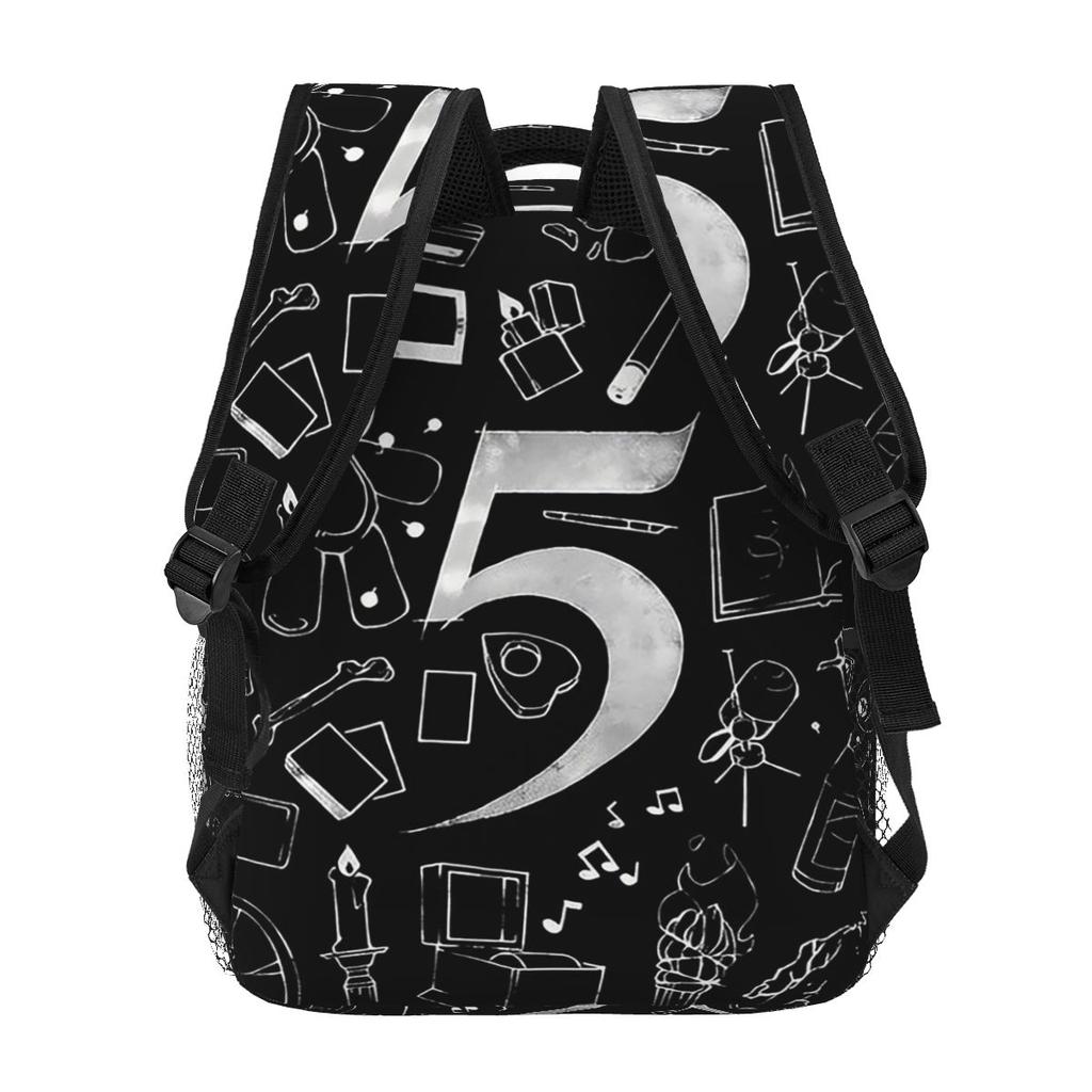 Phasmophobia Merch Student Backpack School Bag Hiking Travel Daypack for Boys Girls Fashion Bookbag Shoulder Bags