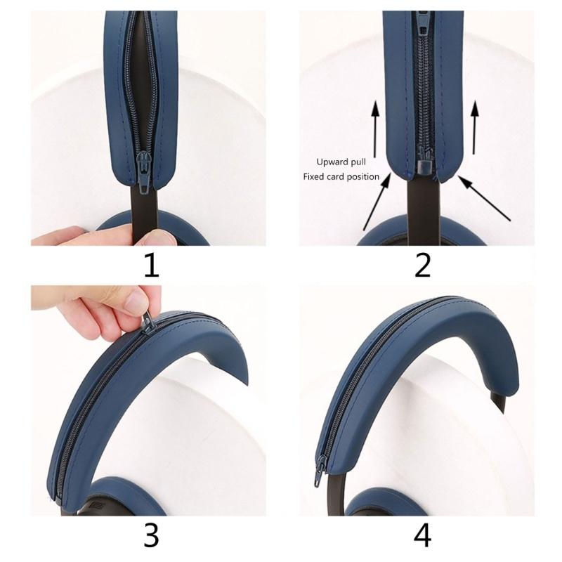 Silicone Earpads Ear Pads Head Beam Cover Ear Cushions Cover Earmuffs for ACCENTUM PLUS Gaming Headsets