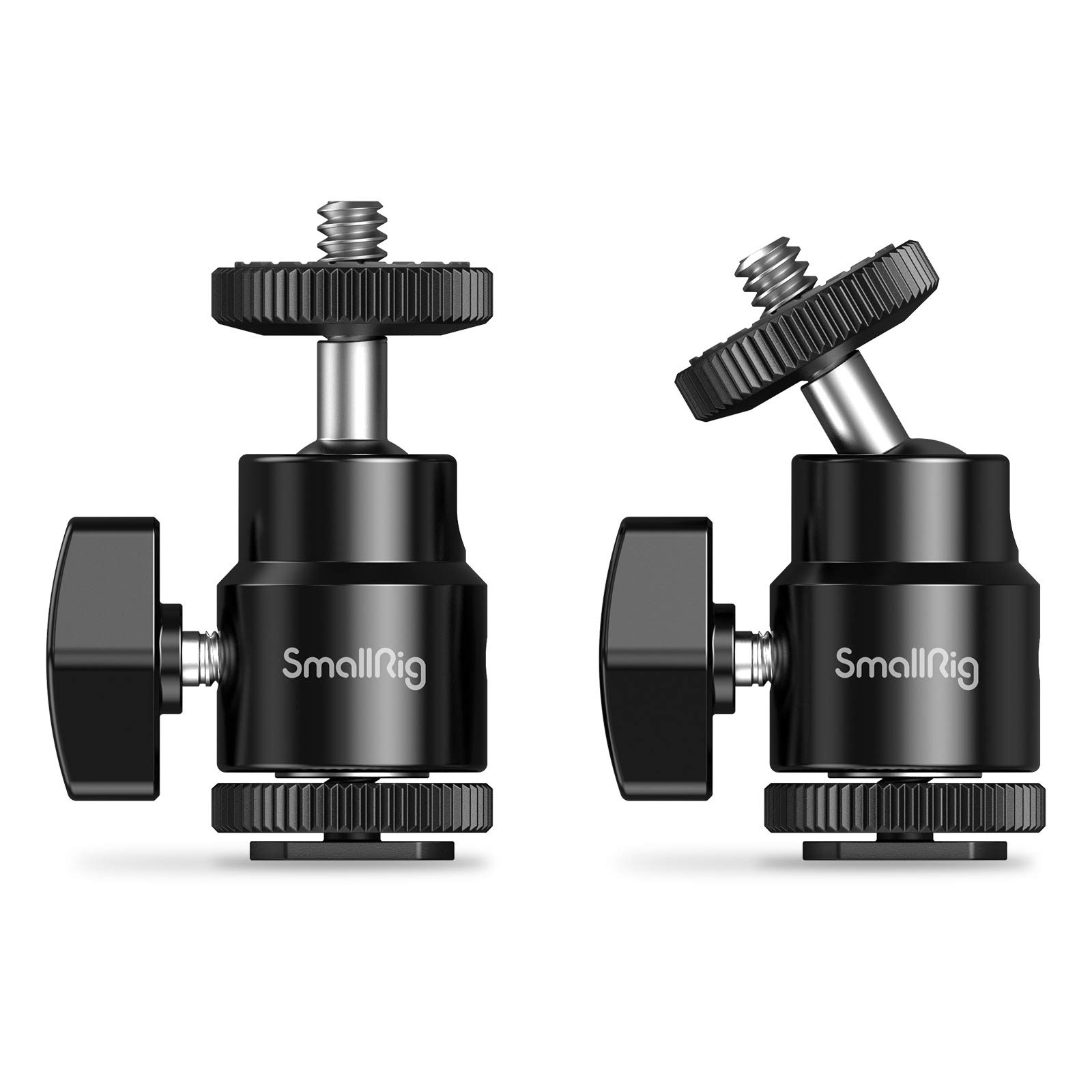 

SmallRig Micro Ball Head with 3kg Weight Compatible with and Pack of 2 2059 1/4 Screw, 360° Rotation, Capacity, Canon, Nikon, Olympus, Pentax,