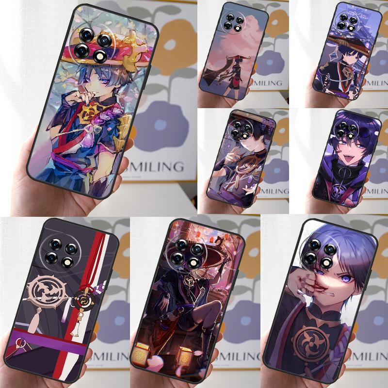 Scaramouche Genshin Impact Cover For OnePlus 12 11 13 13R 12R 10 Pro 8T 10T OnePlus Nord 4 CE 2 3 Lite N10 N20 N30 Case