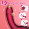 Rose Sucking Vibrator G Spot Dildo with 3 Sucking and 10 Licking Vibration Modes,Clitoral Nipple Stimulator Silicone Anal Dildo, Female Adult Sex Toys