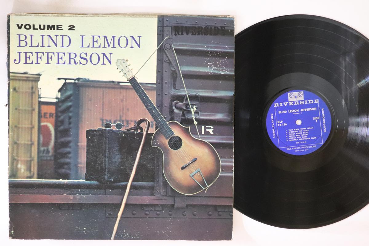 

LP Record BLIND LEMON JEFFERSON Volume 2 RLP12136 RIVERSIDE 1960 US Blues Used