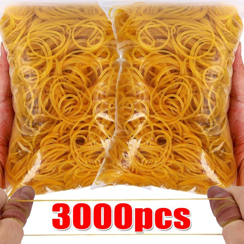 40mm High Elastic Yellow Rubber Band Yellow O Rings Set Fastener Strongrubber Elastic Bands Office School Household Supplies