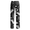 Women's Drawstring Halloween Printed Pants Casual Trousers with Elastic Waist