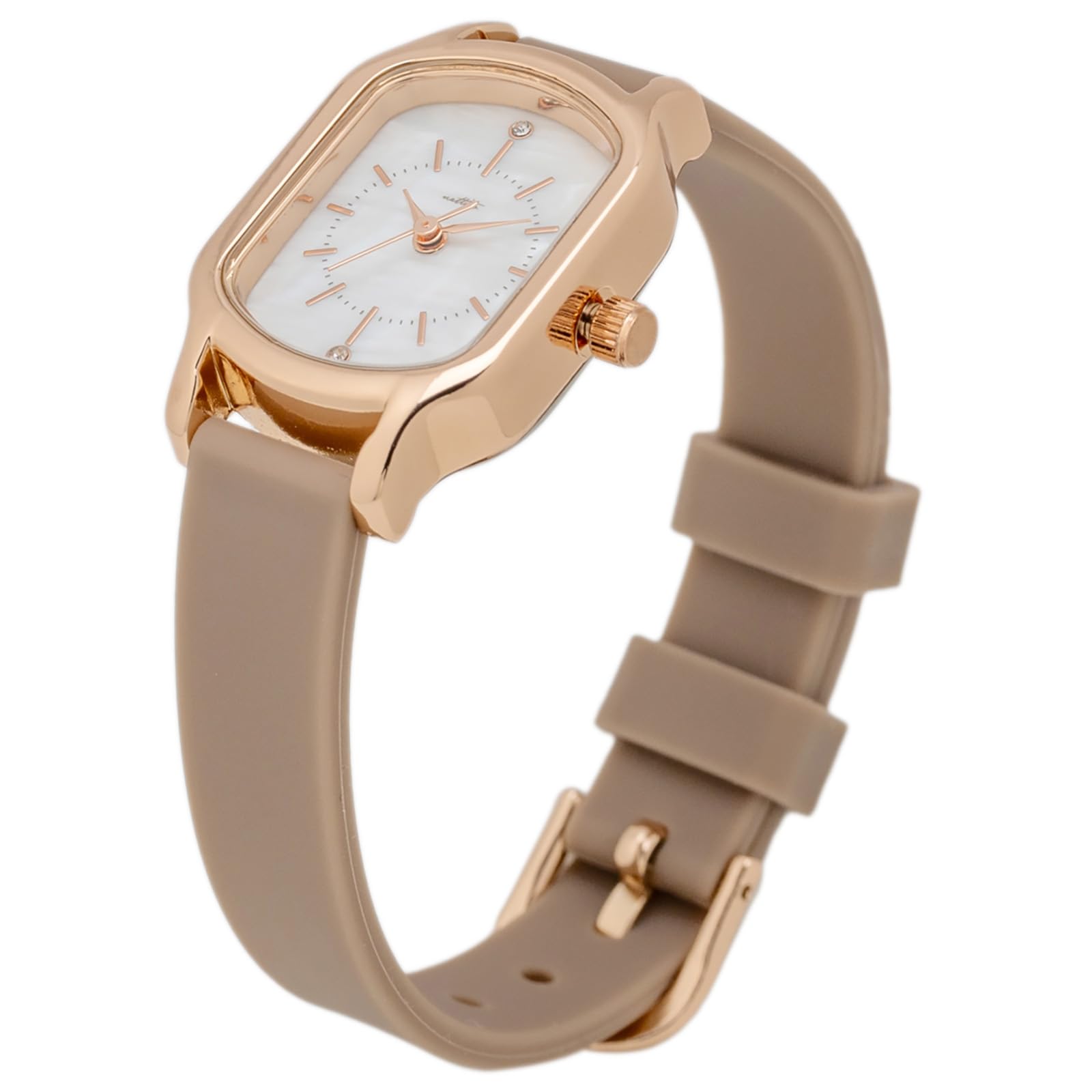 

[Fieldwork] Женские часы аналоговые с силиконовым ремешком коричневого цвета YM100-3