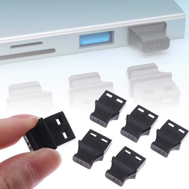 USB Port Plug with Handle Unused Interface Anti-dust Cover for Laptop Computer Notebook Power Bank Outdoor Cycle USB Socket Cap