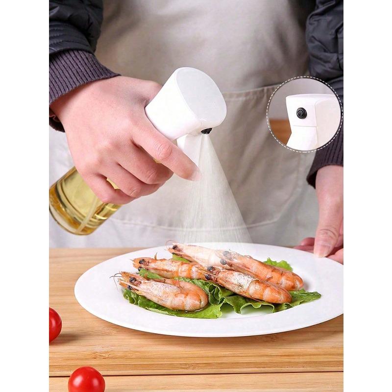 1pc Oil Spray Bottle Kitchen Household Barbecue Olive Oil Cooking Oil Spray Pot Atomization Fat Reduction Oil Spray Artifact Oil Spray