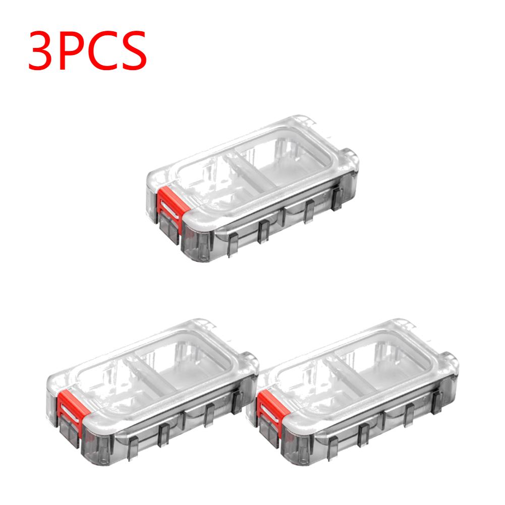 1-3PCS Fishing Tackle Box Waterproof Tool Box Fishing Hook Storage Containers Carp Organizer Case Fishing Accessories Pesca