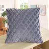 1Pc Plush Thick Lattice Pattern Sofa Pillowcase Soft Cushion Covers 43x43CM Couch Pillow