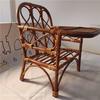 New Woven Rattan Study Table & Chair-Baby Children Photography Props Growth Commemorative Shooting Accessories for Photo Shoots