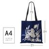 Vintage Print Casual Shoulder Bag Flowers Leaves Women Shopping Reusable Handbag Large Capacity Canvas Travel Beach Tote Bags CLE