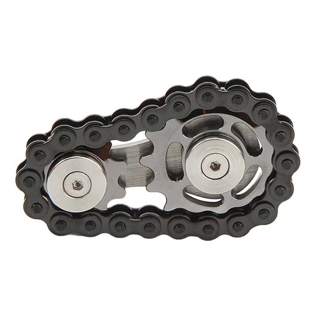 Detachable Fingertips Chains Sprockets Toys Stress Relief Stainless Steel Sensory Fingertips Bike Chains Toys for Travel