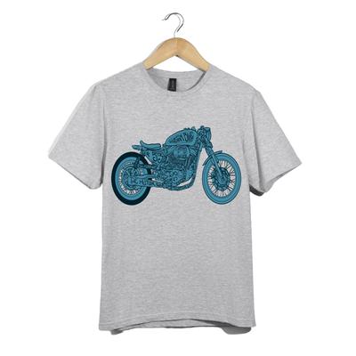 T-shirt Cafe Racer Unisex Personalizzata Moto Stile Street Garage Biker Grafica Regalo