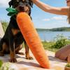 Dog Chewing Toy Stuffed Bite-Resistant Puppy Chew Toy Plush Carrot For Bored Animals Small Large Breeds Indoor Outdoor Living