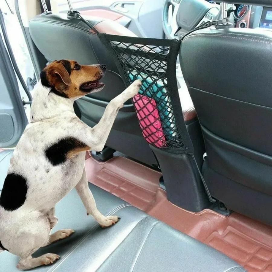 Car Seat Back Mesh Net Organizer Storage Bag Strong Elastic Holder for Between Seats Chair Pocket Interior Accessories
