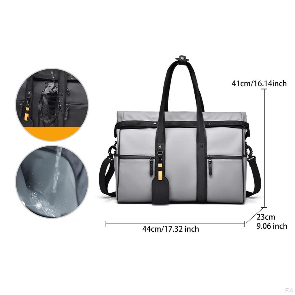 Geschäftsreise Gepäckaufbewahrungstasche Herren Pendler Handtasche Tragbar Modern PU Reise Schultertasche