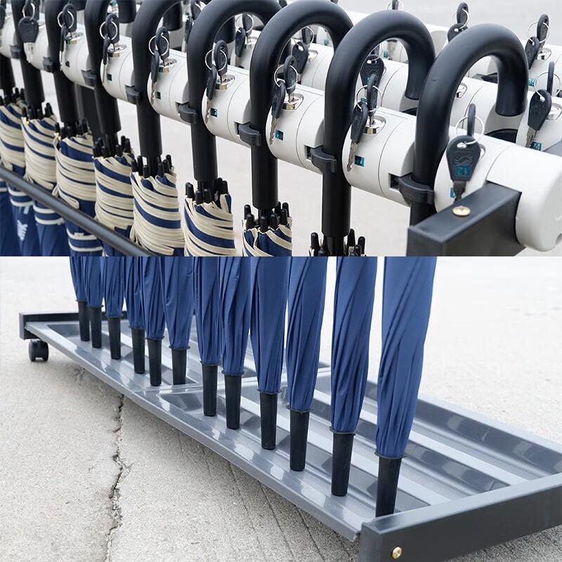 Tri-polar TP7102 24-Slot Lockable Umbrella Stand