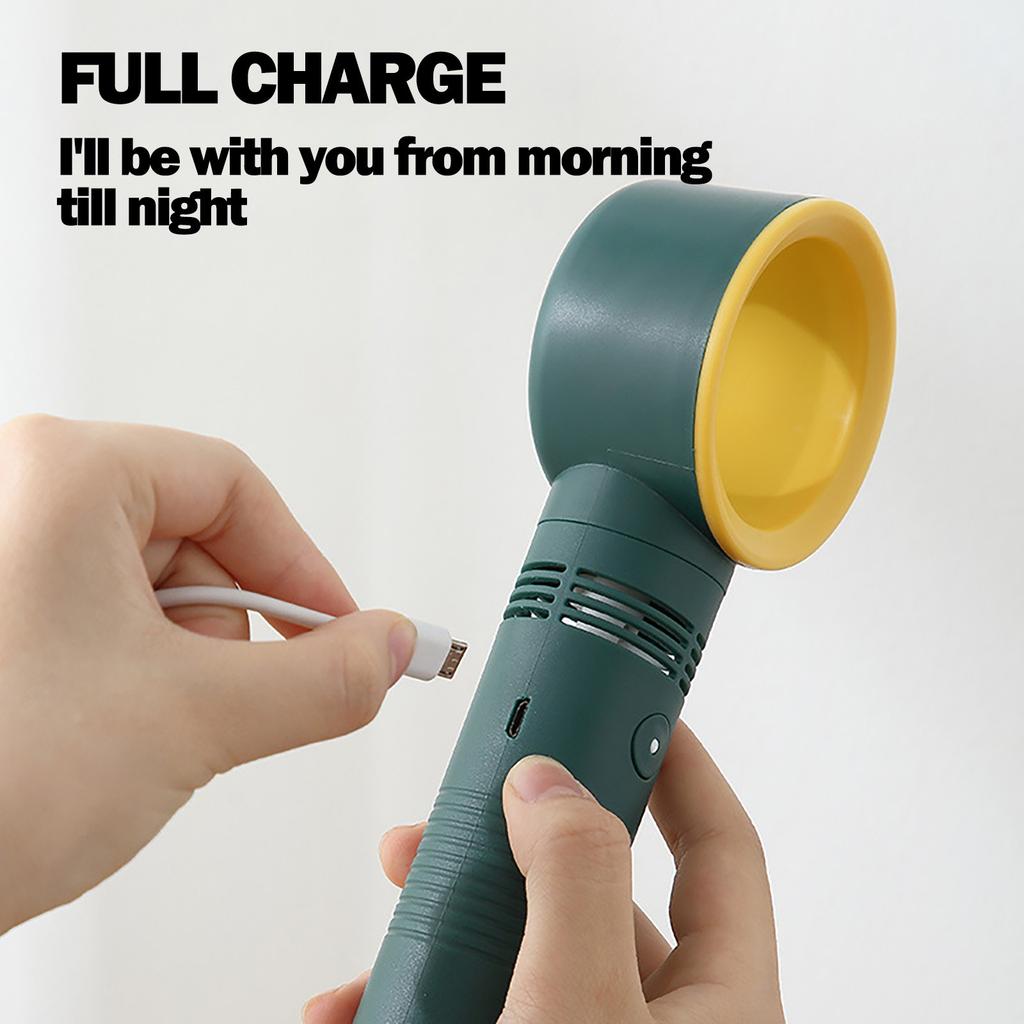 NEW USB Portable Bladeless Hand Cooler No Leaf Handy Fan