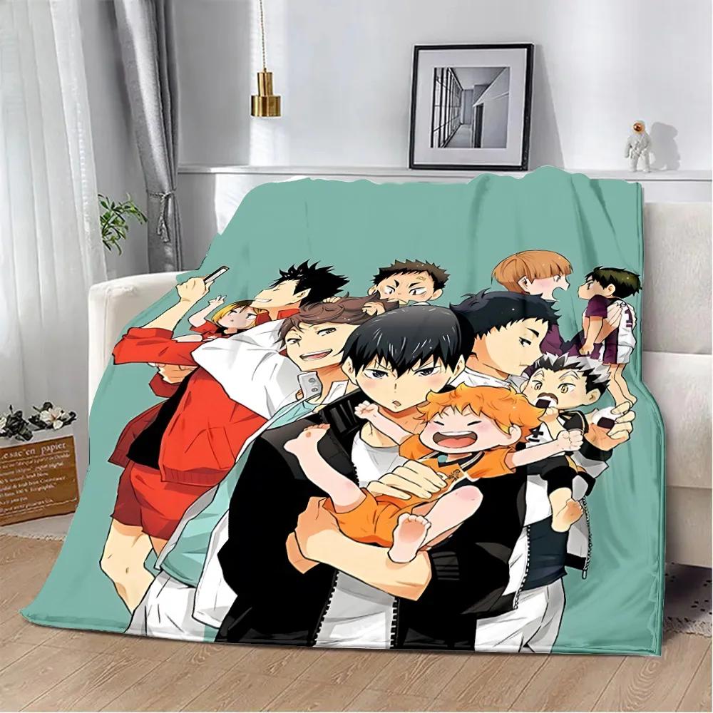 Japan Anime Haikyuu Printed Blanket Picnic Blankets Warm Blanket Soft and Comfortable Blanket Home Travel Birthday Gift