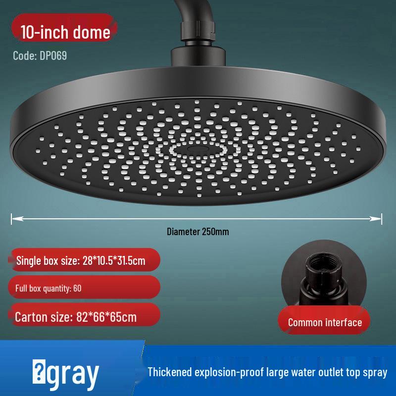 Set Booster per Soffione Doccia Pressurizzato per Bagno in Hotel e Casa