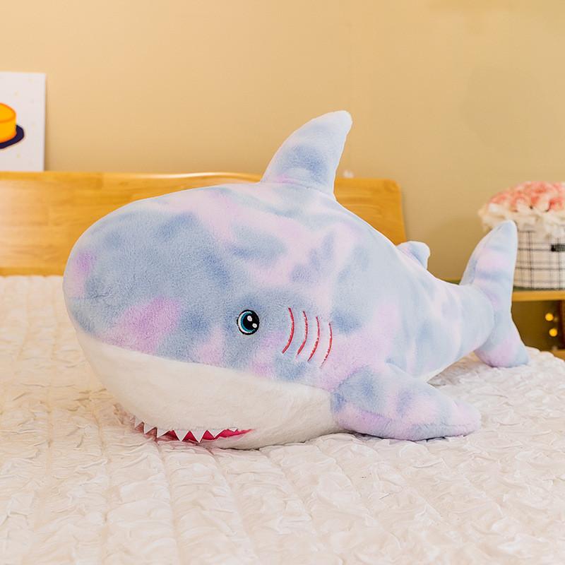 Shark Plush Dolls With Bright Colors For Gift For Kids And Collectors Gift