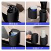 yowodana Car Drink Cup Small Item Can Also Be Used as a Trash Car Seat Car Storage Rear Water Cup Dedicated Cup Convenient Leather 2-Pack Holder, Box,