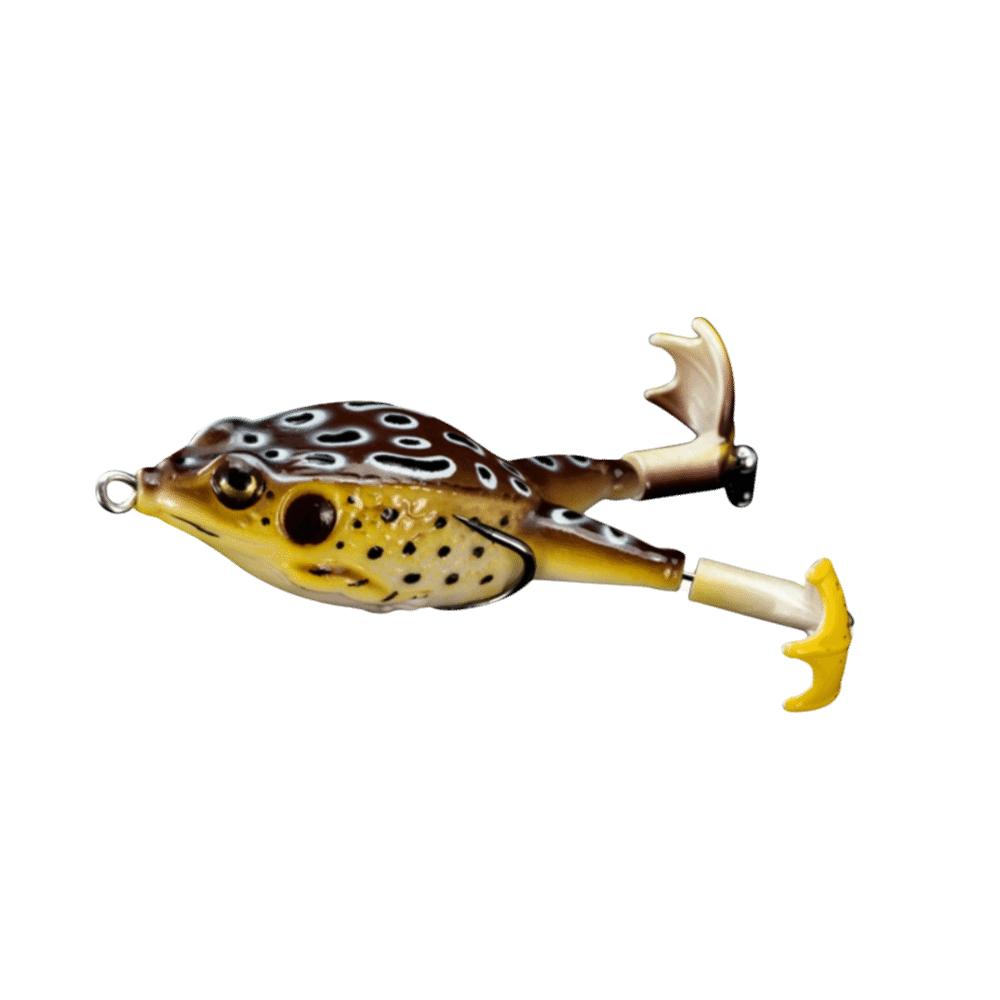Floating Bait Frog Lure Double Propellers Soft Frog Lure Bass Fishing Lures  Bass Fishing