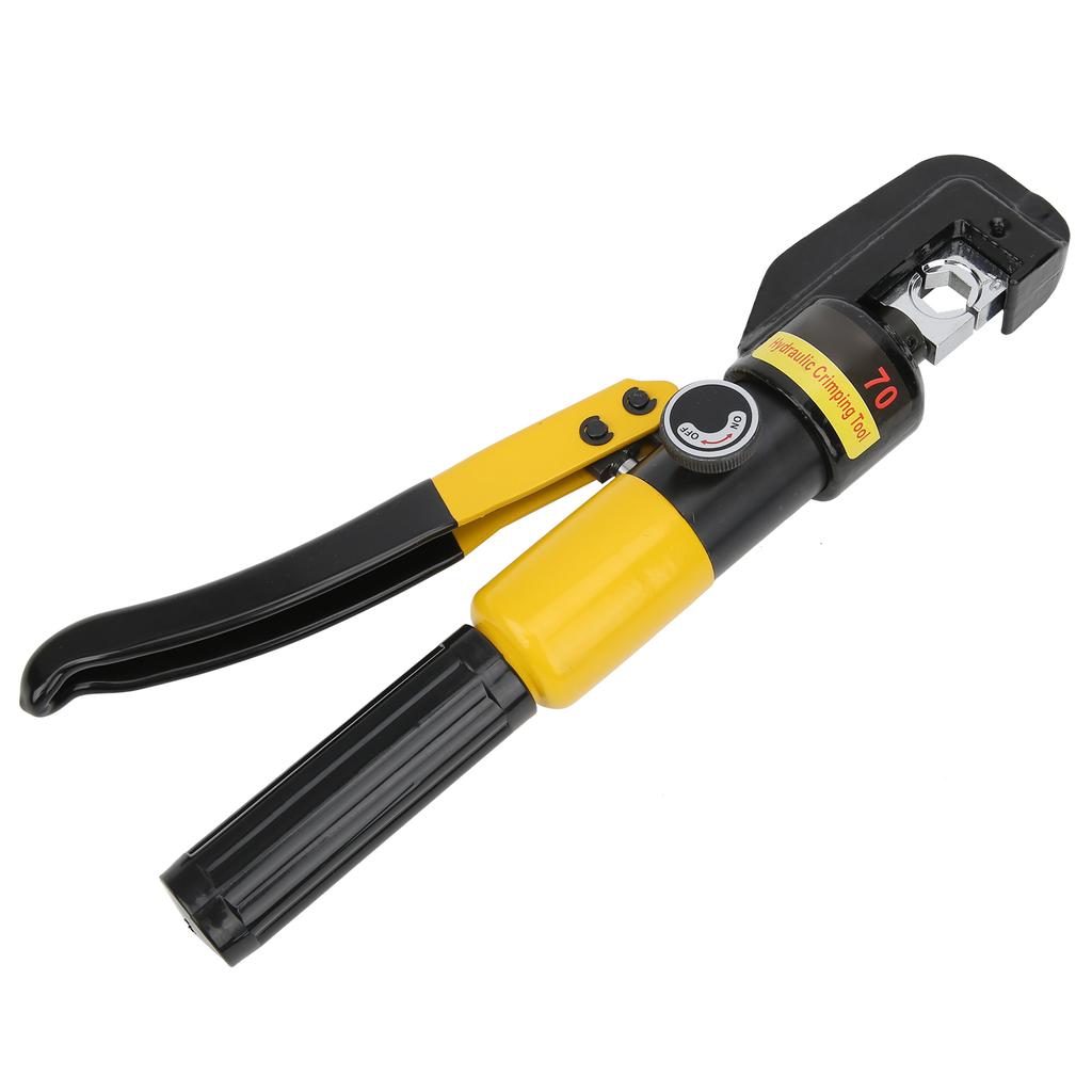 Hydraulic Pliers 6 Tons Integral Portable Pressure Crimping Tool with 16pcs Molds YQK70