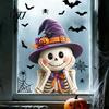 Seasonal Party Accessories Halloween Ghost Glass Sticker, Cartoon Static Window Cling for Decorative Film Parties, Waterproof Decoration