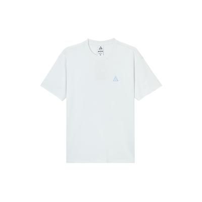 ACG Outdoor Feuchtigkeitstransportierend Bequem Weich Buchstaben Schnelltrocknend Kurzarm T-Shirt Herren Oberteile Berg-Weiß IF0371121