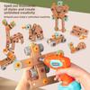 Plastic Construction Toy Box For Kids With Screwdriver Tools For Play And Imaginative Repair